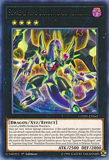 Supreme King Dragon Dark Rebellion [COTD-EN041] Rare | Exor Games Dartmouth
