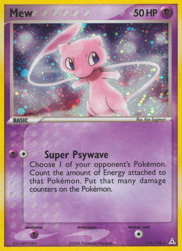 Mew (111/110) [EX: Holon Phantoms] | Exor Games Dartmouth