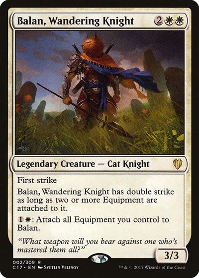 Balan, Wandering Knight [Commander 2017] | Exor Games Dartmouth