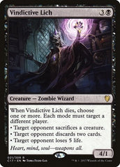 Vindictive Lich [Commander 2017] | Exor Games Dartmouth