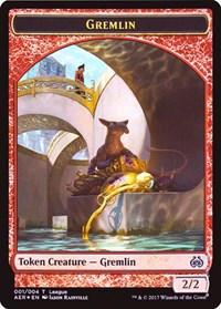 Gremlin // Energy Reserve Double-sided Token [League Tokens 2017] | Exor Games Dartmouth