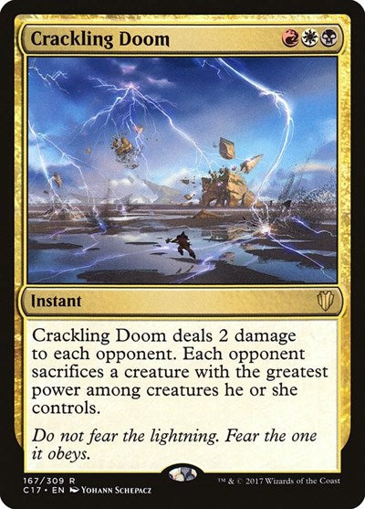 Crackling Doom [Commander 2017] | Exor Games Dartmouth