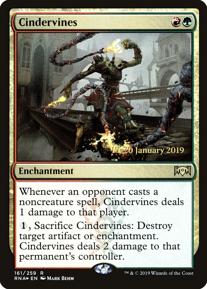 Cindervines [Ravnica Allegiance Prerelease Promos] | Exor Games Dartmouth