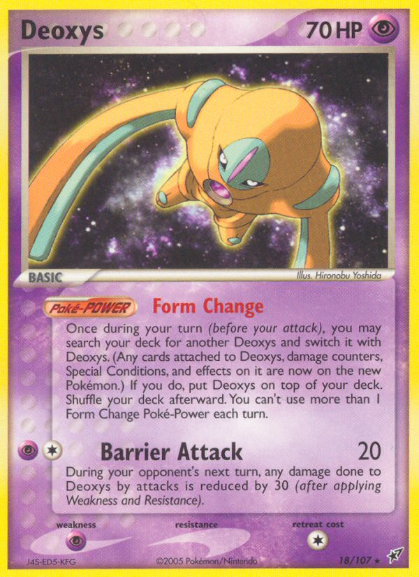 Deoxys (18/107) [EX: Deoxys] | Exor Games Dartmouth
