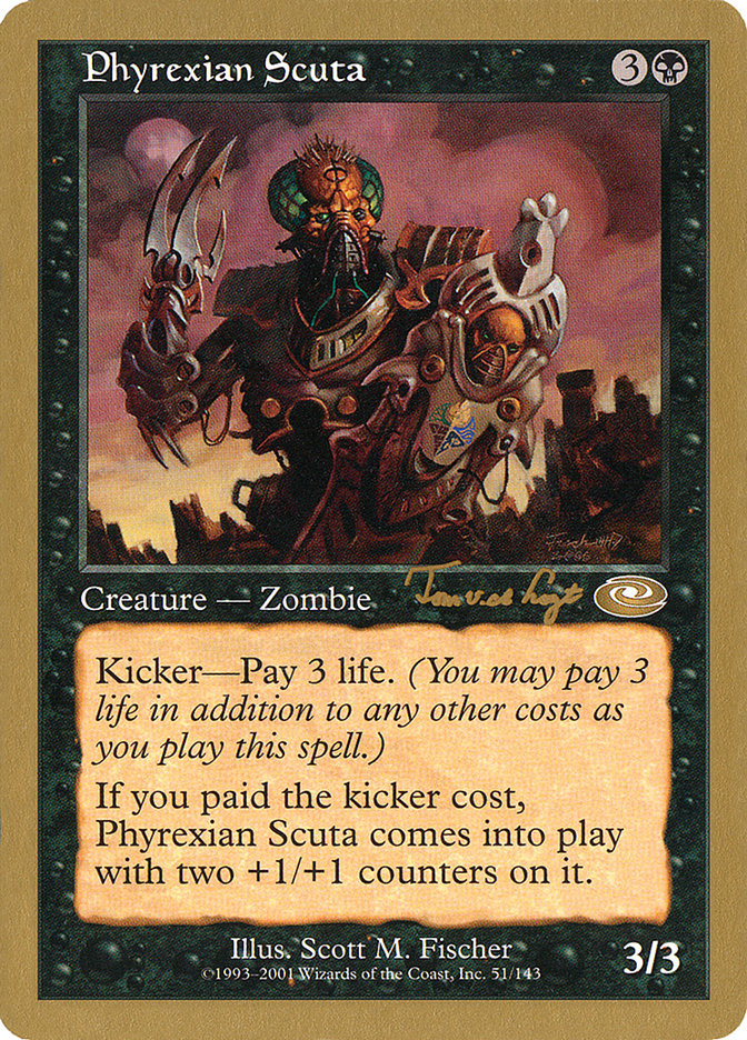 Phyrexian Scuta (Tom van de Logt) [World Championship Decks 2001] | Exor Games Dartmouth