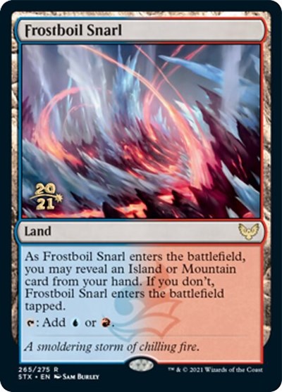 Frostboil Snarl [Strixhaven: School of Mages Prerelease Promos] | Exor Games Dartmouth