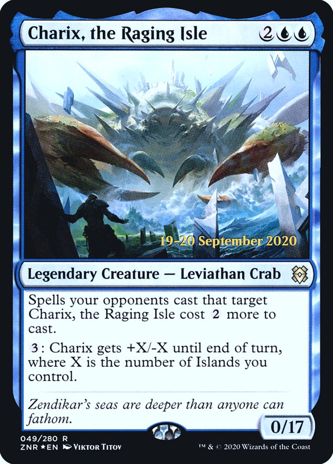 Charix, the Raging Isle  [Zendikar Rising Prerelease Promos] | Exor Games Dartmouth