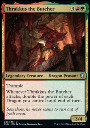 Thrakkus the Butcher [Commander Legends: Battle for Baldur's Gate] | Exor Games Dartmouth