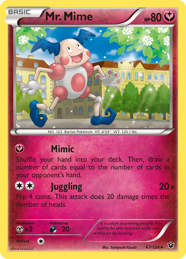 Mr. Mime (67/124) [XY: Fates Collide] | Exor Games Dartmouth