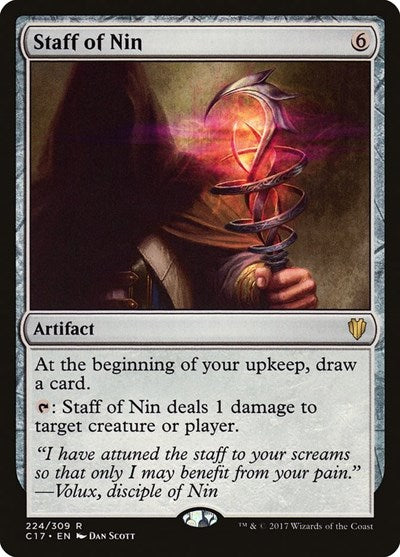 Staff of Nin [Commander 2017] | Exor Games Dartmouth