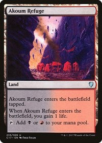 Akoum Refuge [Commander 2017] | Exor Games Dartmouth