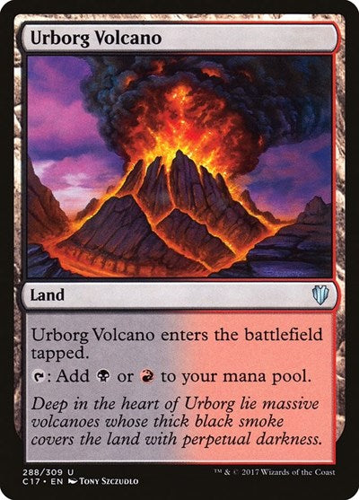 Urborg Volcano [Commander 2017] | Exor Games Dartmouth