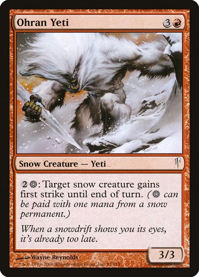 Ohran Yeti [Coldsnap] | Exor Games Dartmouth