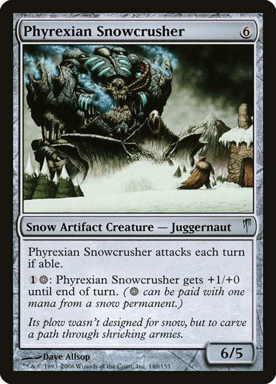 Phyrexian Snowcrusher [Coldsnap] | Exor Games Dartmouth