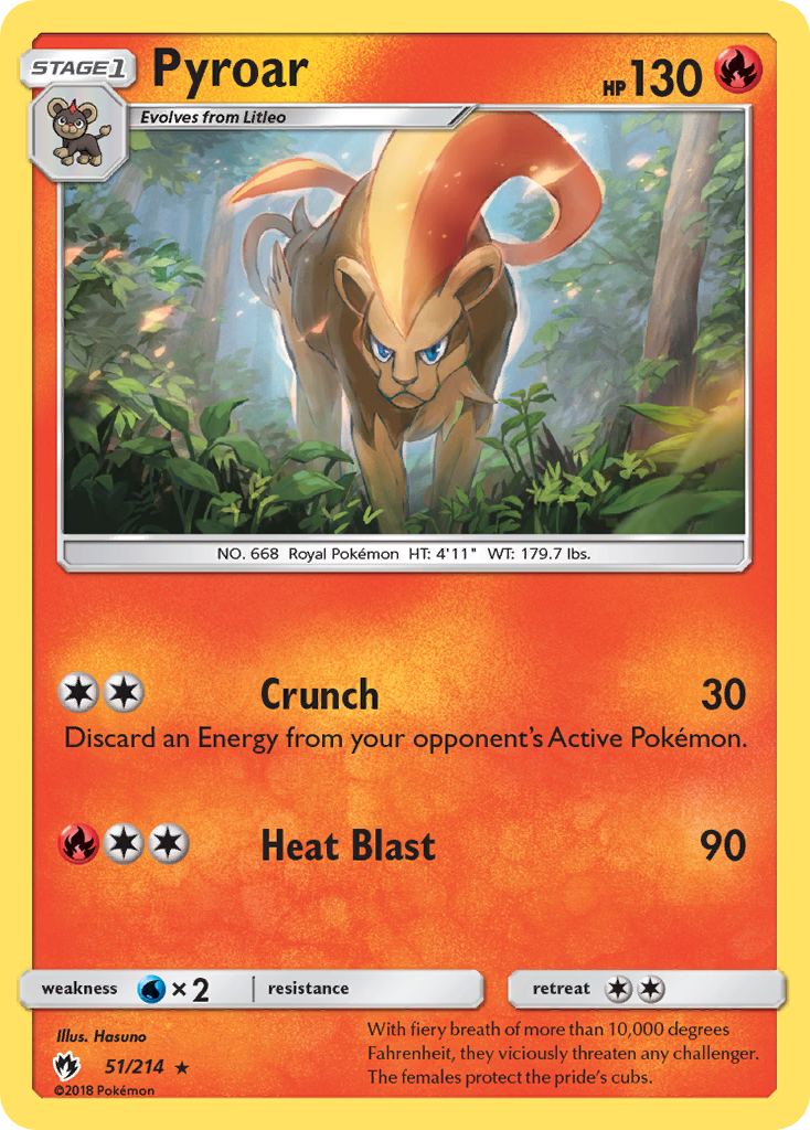 Pyroar (51/214) [Sun & Moon: Lost Thunder] | Exor Games Dartmouth