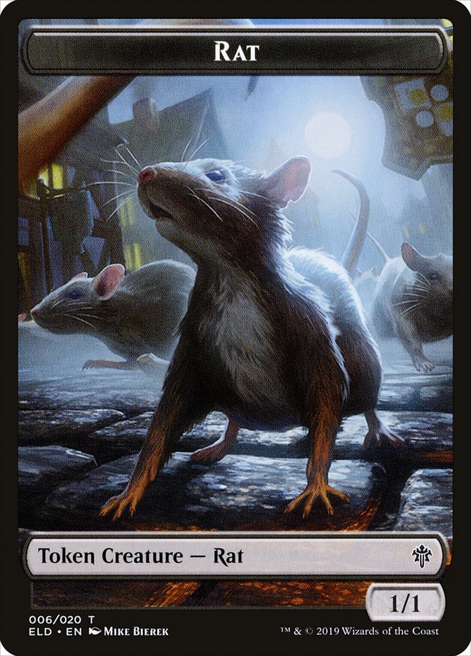 Rat [Throne of Eldraine Tokens] | Exor Games Dartmouth