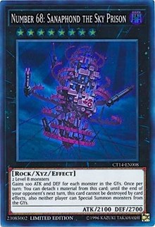 Number 68: Sanaphond the Sky Prison [CT14-EN008] Super Rare | Exor Games Dartmouth