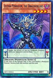 Lector Pendulum, the Dracoverlord [MP17-EN014] Ultra Rare | Exor Games Dartmouth