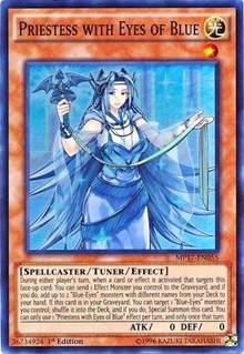 Priestess with Eyes of Blue [MP17-EN055] Super Rare | Exor Games Dartmouth