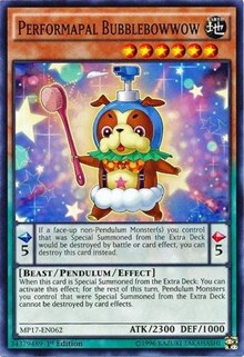 Performapal Bubblebowwow [MP17-EN062] Common | Exor Games Dartmouth