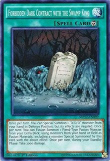 Forbidden Dark Contract with the Swamp King [MP17-EN099] Common | Exor Games Dartmouth