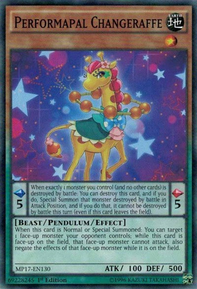 Performapal Changeraffe [MP17-EN130] Common | Exor Games Dartmouth