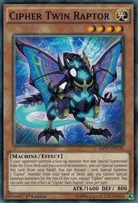 Cipher Twin Raptor [MP17-EN135] Common | Exor Games Dartmouth