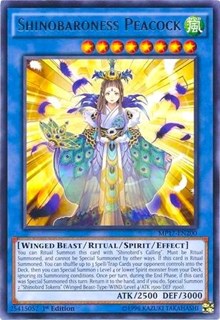 Shinobaroness Peacock [MP17-EN200] Rare | Exor Games Dartmouth