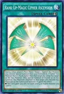 Rank-Up-Magic Cipher Ascension [MP17-EN210] Common | Exor Games Dartmouth