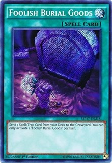 Foolish Burial Goods [MP17-EN218] Secret Rare | Exor Games Dartmouth