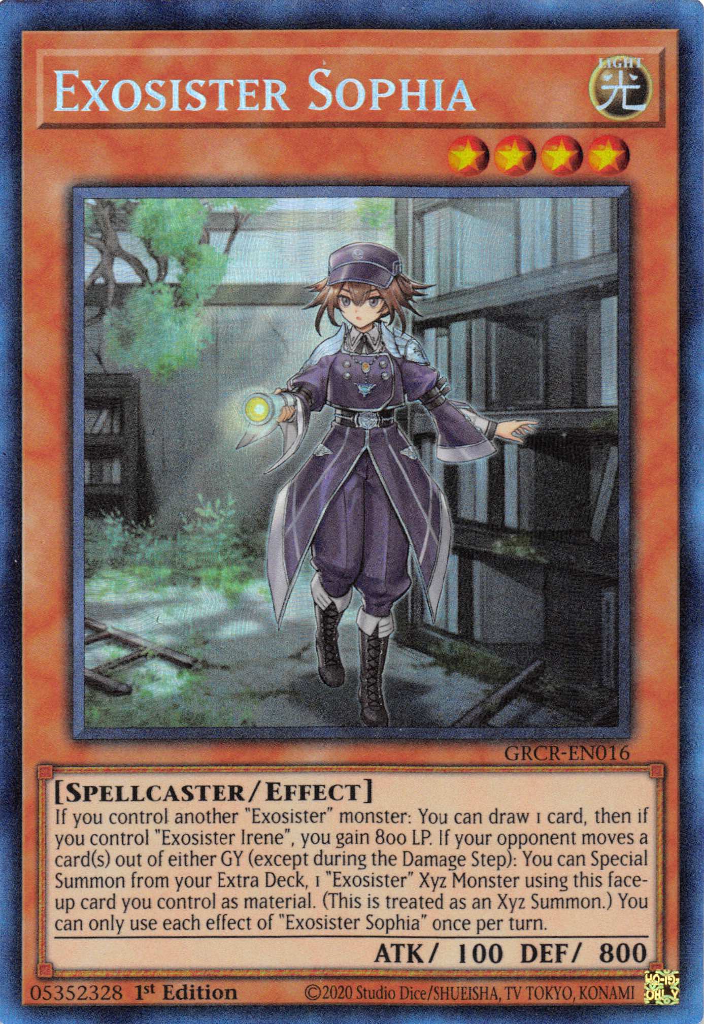 Exosister Sophia [GRCR-EN016] Collector's Rare | Exor Games Dartmouth