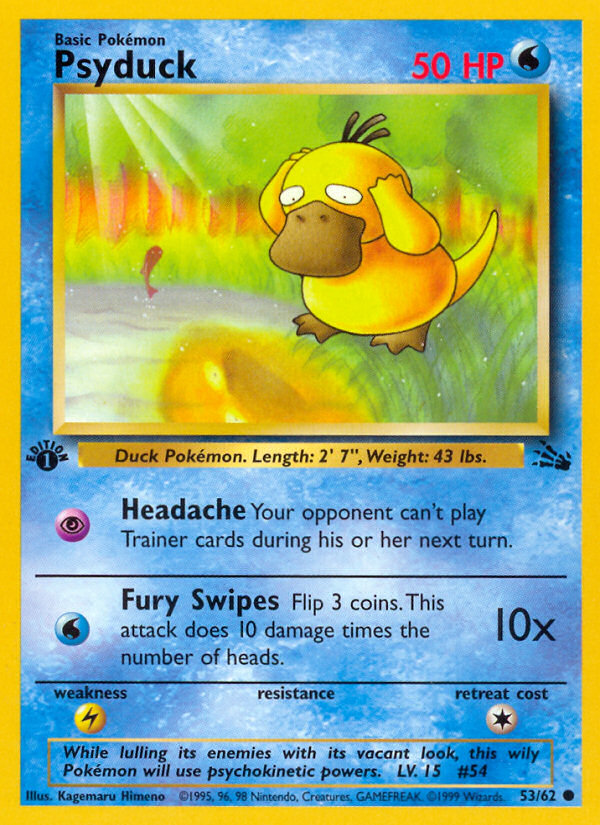 Psyduck (53/62) [Fossil 1st Edition] | Exor Games Dartmouth