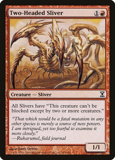 Two-Headed Sliver [Time Spiral] | Exor Games Dartmouth