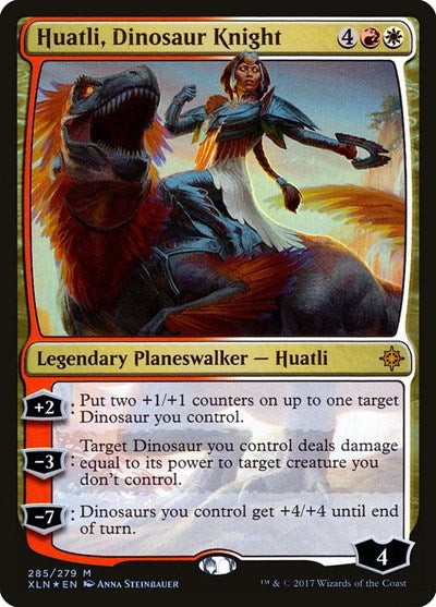 Huatli, Dinosaur Knight [Ixalan] | Exor Games Dartmouth