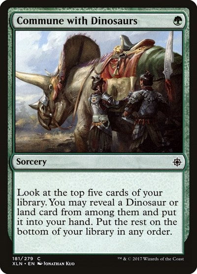 Commune with Dinosaurs [Ixalan] | Exor Games Dartmouth