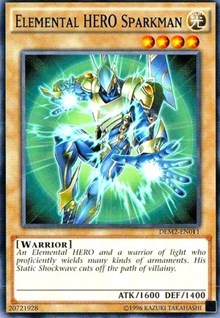 Elemental HERO Sparkman [DEM2-EN011] Common | Exor Games Dartmouth