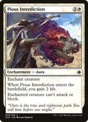 Pious Interdiction [Ixalan] | Exor Games Dartmouth