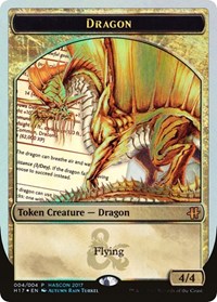 Gold Dragon Token [HasCon 2017] | Exor Games Dartmouth