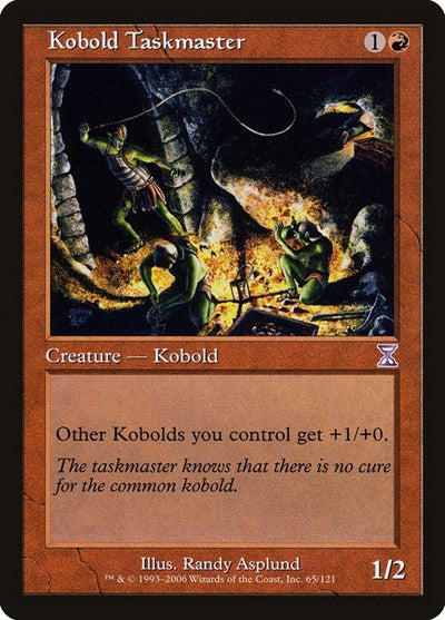 Kobold Taskmaster [Time Spiral Timeshifted] | Exor Games Dartmouth