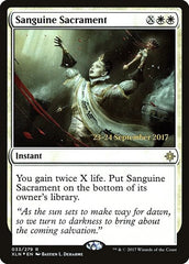 Sanguine Sacrament [Ixalan Promos] | Exor Games Dartmouth