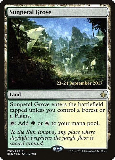 Sunpetal Grove [Ixalan Promos] | Exor Games Dartmouth