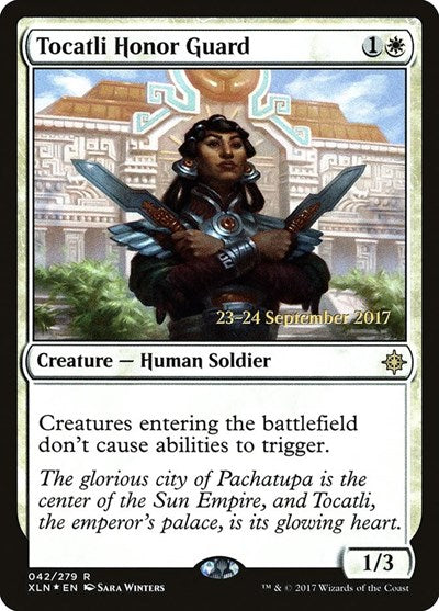 Tocatli Honor Guard [Ixalan Promos] | Exor Games Dartmouth