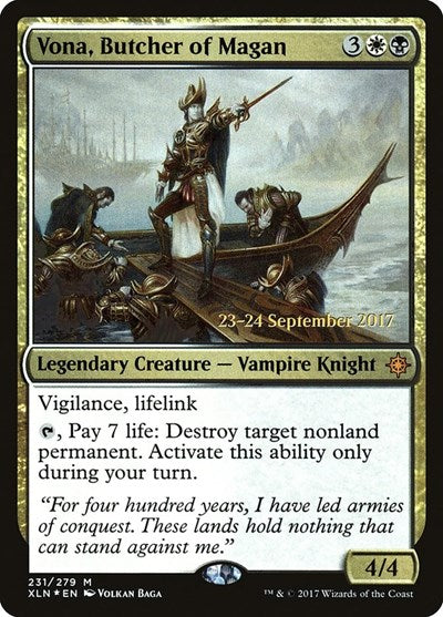 Vona, Butcher of Magan [Ixalan Promos] | Exor Games Dartmouth