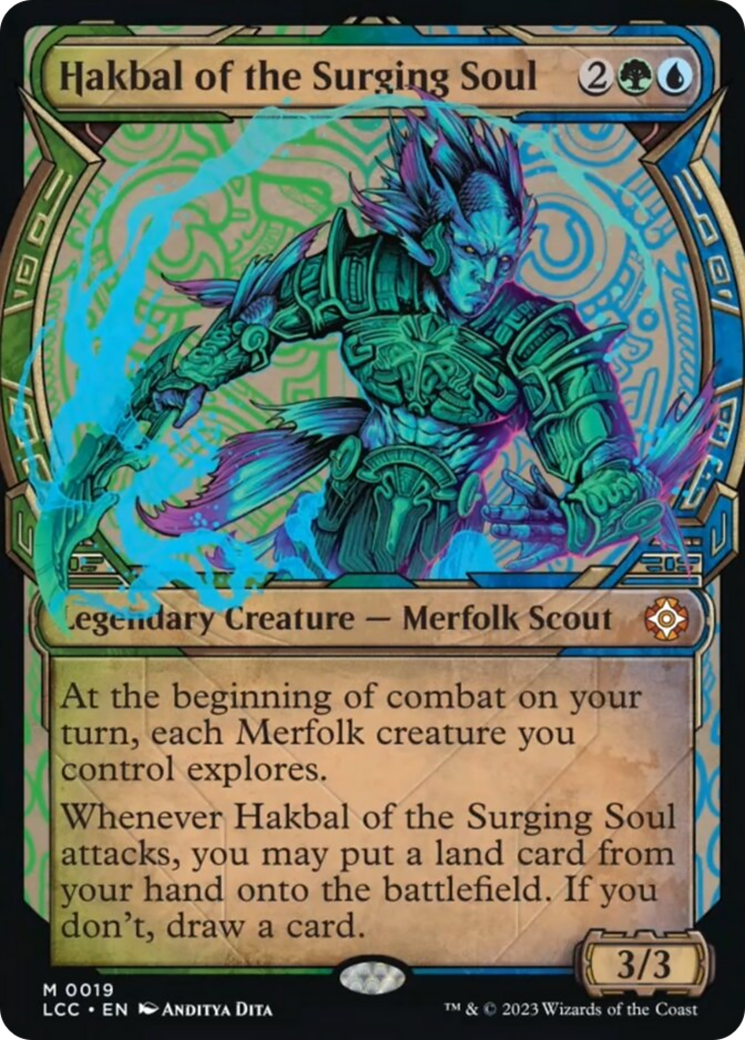 Hakbal of the Surging Soul (Showcase) [The Lost Caverns of Ixalan Commander] | Exor Games Dartmouth