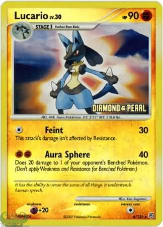 Lucario (6/130) [Burger King Promos: 2008 Collection] | Exor Games Dartmouth