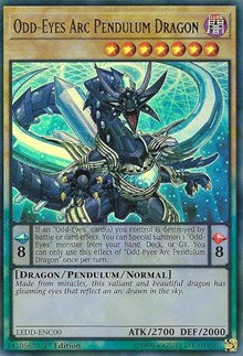 Odd-Eyes Arc Pendulum Dragon [LEDD-ENC00] Ultra Rare | Exor Games Dartmouth