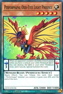 Performapal Odd-Eyes Light Phoenix [LEDD-ENC06] Common | Exor Games Dartmouth