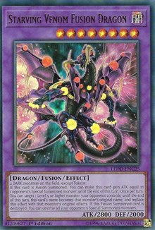 Starving Venom Fusion Dragon [LEDD-ENC25] Ultra Rare | Exor Games Dartmouth