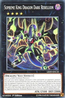 Supreme King Dragon Dark Rebellion [LEDD-ENC33] Common | Exor Games Dartmouth