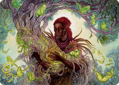 Circle of Dreams Druid Art Card (Gold-Stamped Signature) [Dungeons & Dragons: Adventures in the Forgotten Realms Art Series] | Exor Games Dartmouth